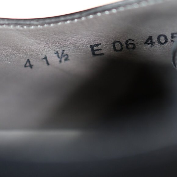 Robert Clergerie Shoes Mens Sz 8.5 E Wide Black Derby Leather Made in France - Picture 9 of 9